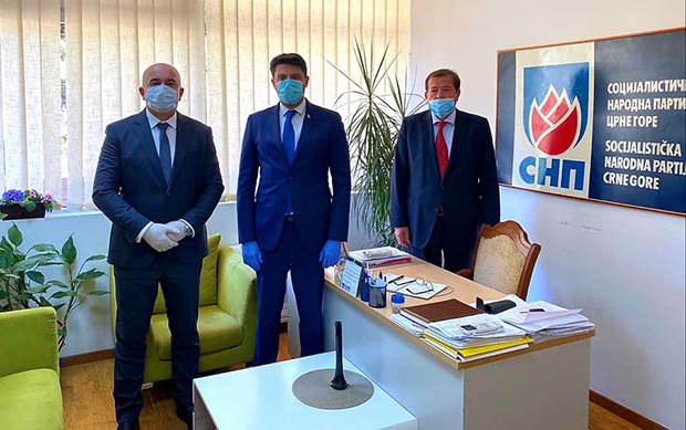 Сусрет лидера СНП Владимира Јоковића и амбасадора Србије у Црној Гори Владимира Божовића: ПОЗДРАВЉЕНА ОДЛУКА МИТРОПОЛИЈЕ